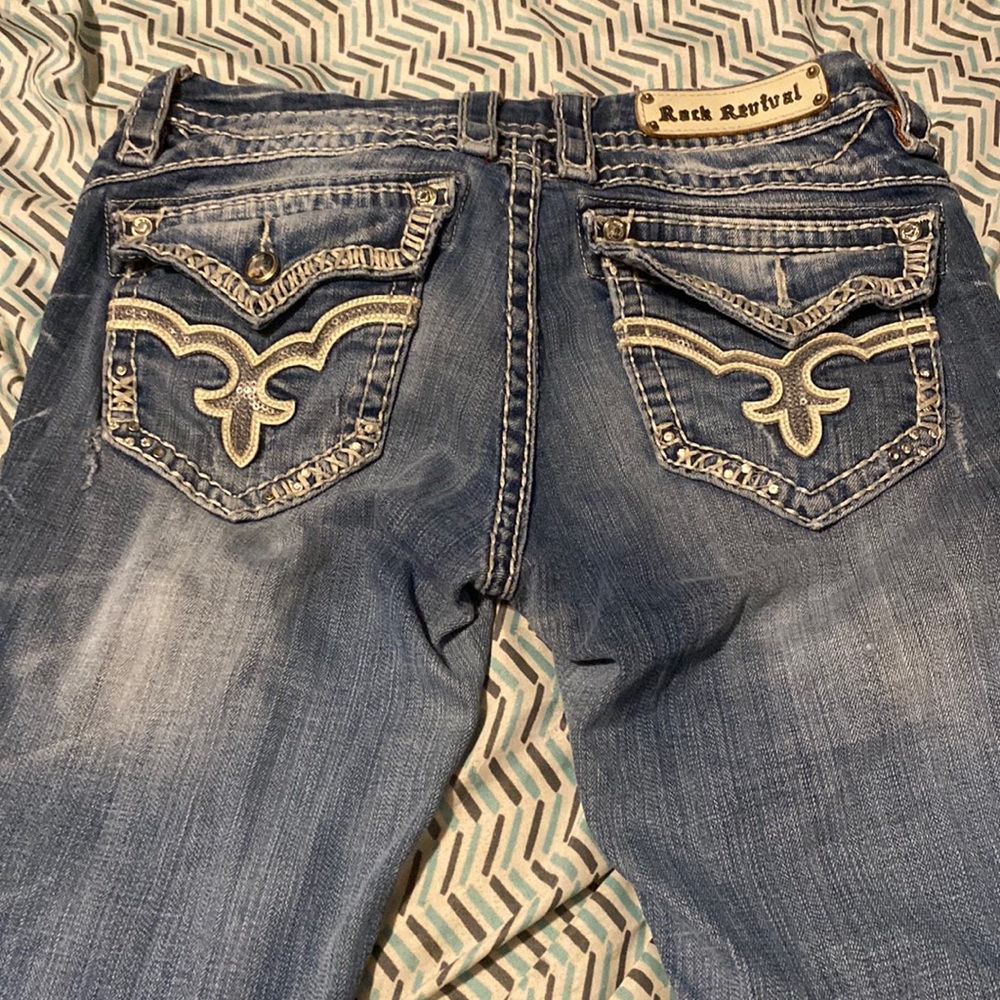 ROCK REVIVAL MAY BOOTCUT SIZE 29